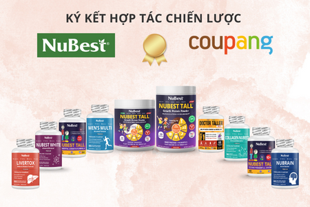 NuBest Nutrition hợp tác chiến lược cùng Coupang mang đến trải nghiệm mua sắm tiện lợi