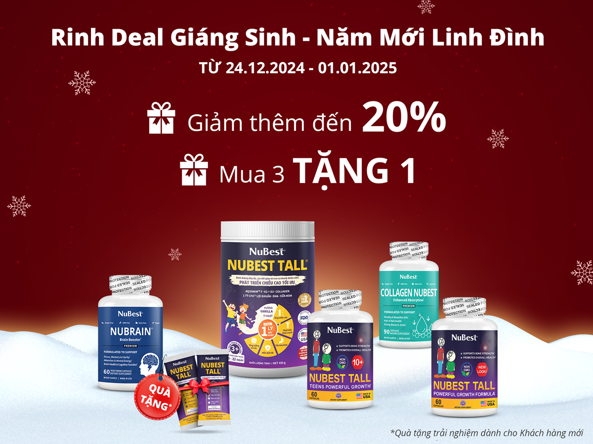 RINH DEAL GIÁNG SINH - NĂM MỚI LINH ĐÌNH - mua sản phẩm sức khỏe giá tốt nhất