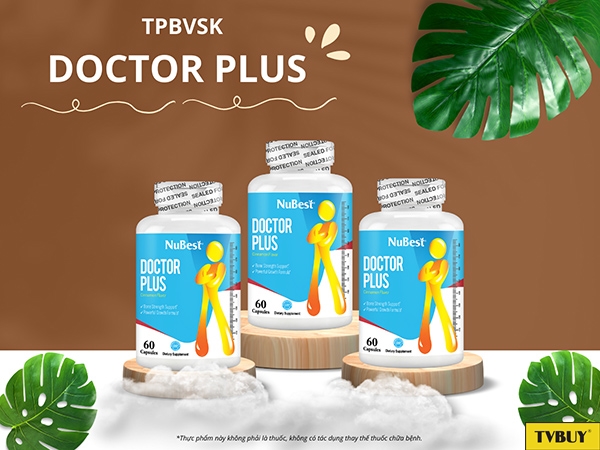 Kết hợp chế độ dinh dưỡng với 2 viên Doctor Plus mỗi ngày