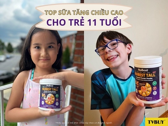 Gợi ý top sữa tăng chiều cao cho trẻ độ tuổi 11