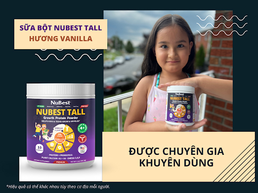 ​​​​​​​Sữa bột NuBest Tall hương Vanilla được tin dùng tại nhiều quốc gia.